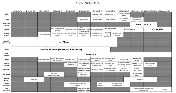 Friday Schedule2014